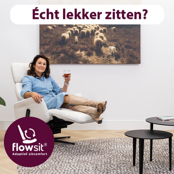 Echt lekker zitten