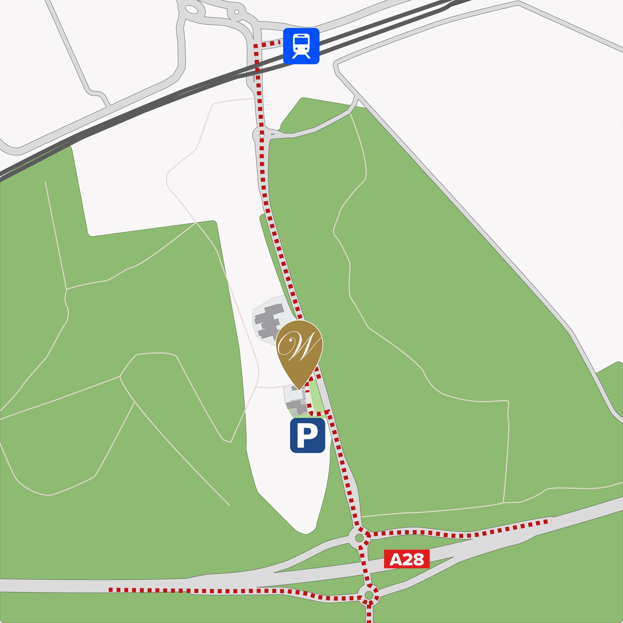 Kaart omgeving nunspeet 1