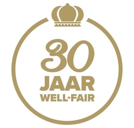 Logo Well-Fair 30 jaar