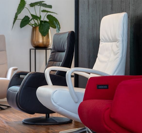 Ontdek ons aanbod elektrisch verstelbare relaxstoelen in onze showroom